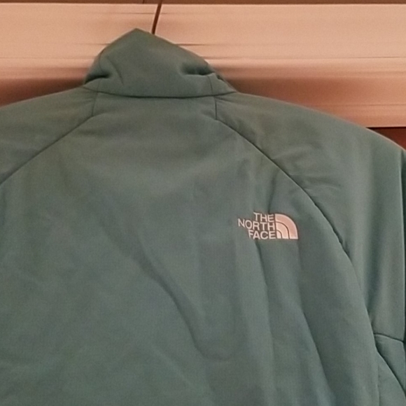 North Face jacket XS turquoise EUC - Picture 8 of 9